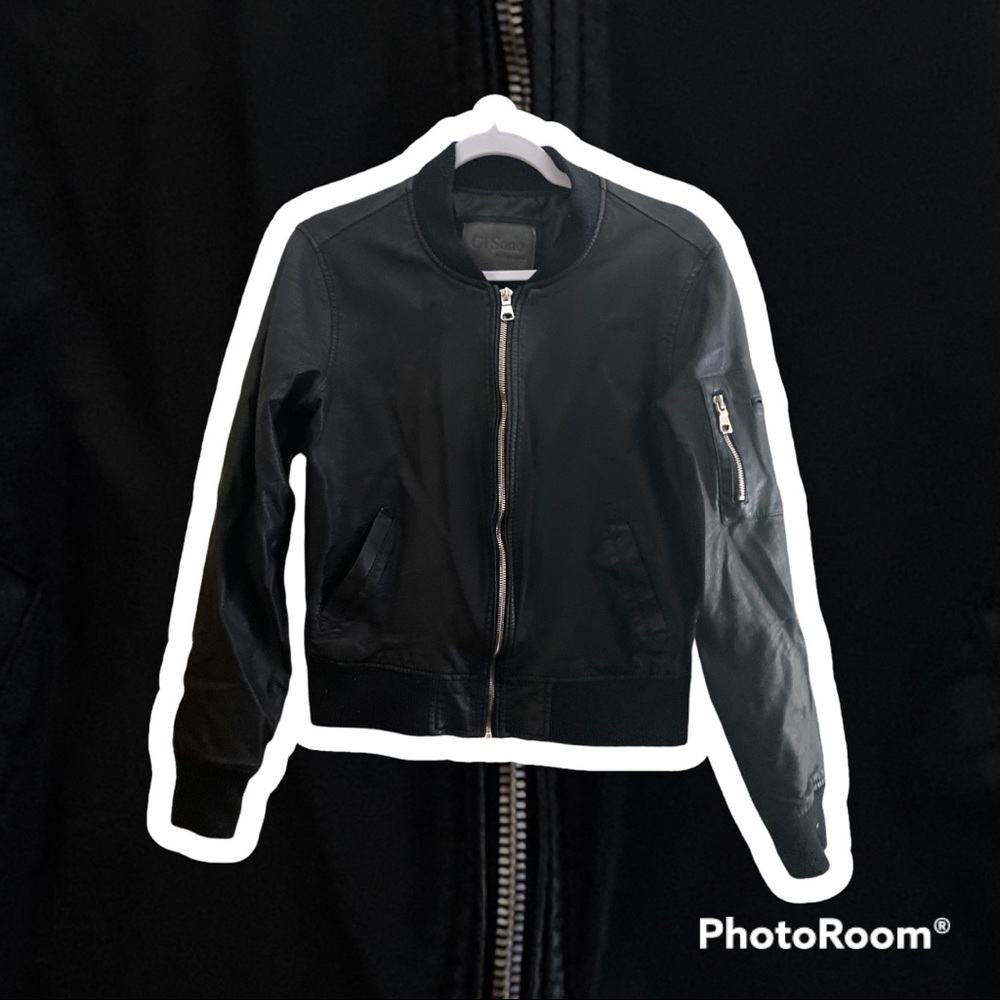 Faux Leather Jacket
